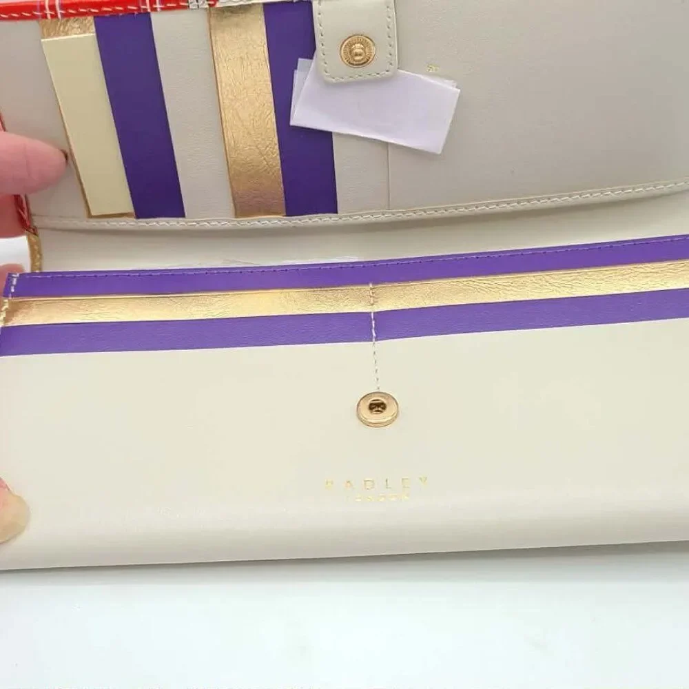 Radley London Picture Party Pals Large Flapover Matinee Wallet NWT! NEW!